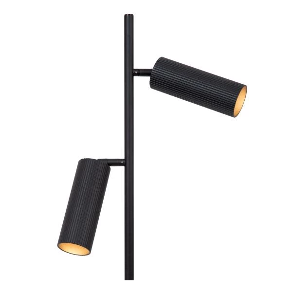 Lucide CLUBS - Lámpara de suelo - 2xGU10 - Negro - detalle 1